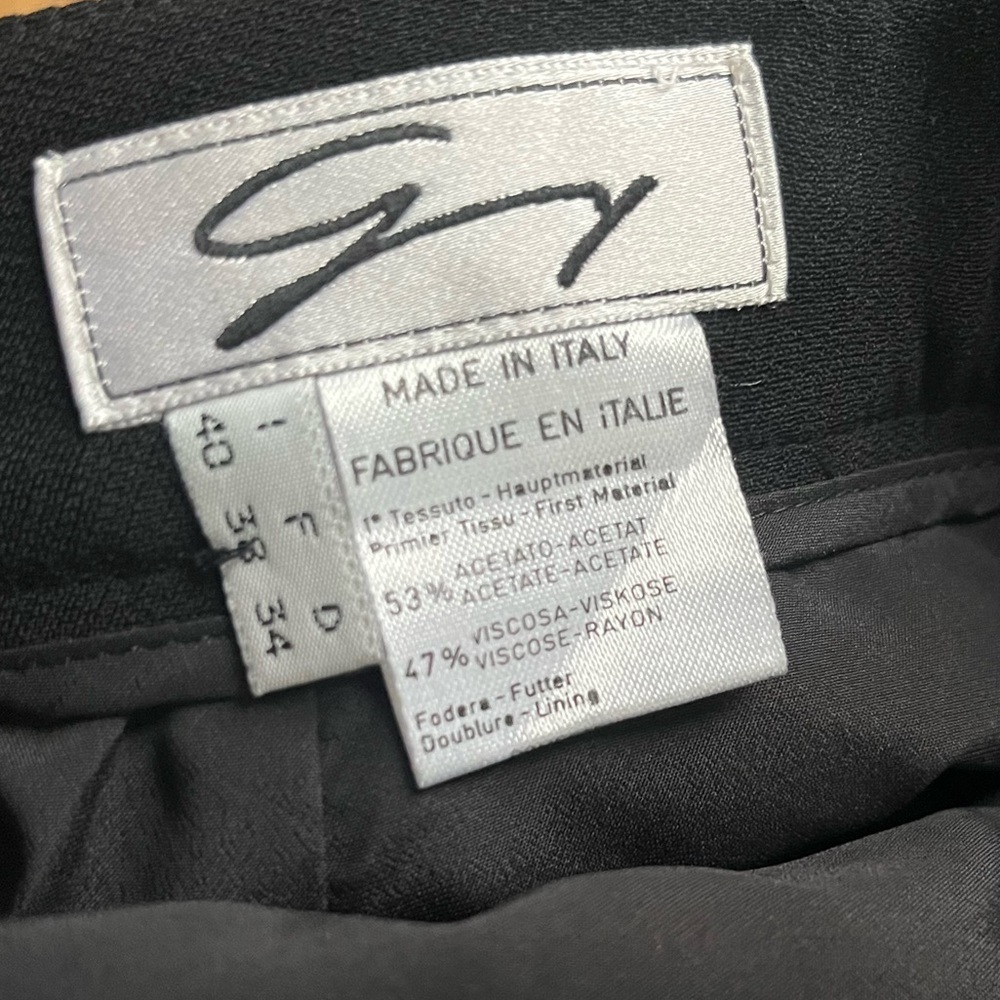Gianni Versace Genny Vintage Black Pencil Skirt Size 6 US / 40 Italy - Picture 4 of 8